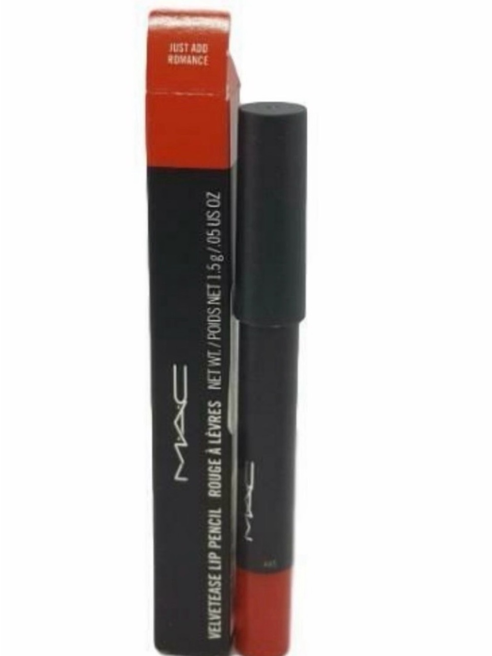 Mac Velvetease Lip Pencil Just Add Romance Res Crayon NEW Boxed Full Size